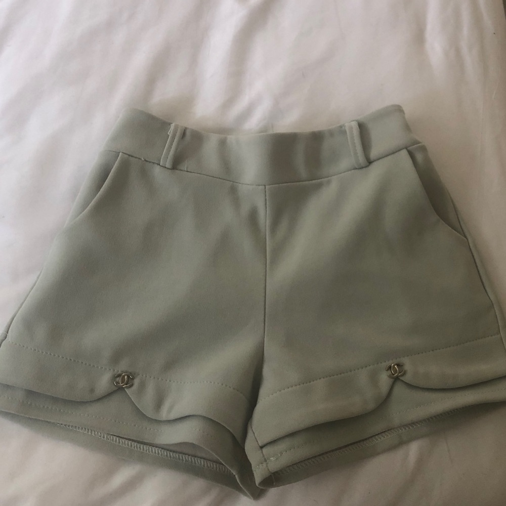shorts XS/SM mint green!